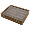 Haverain Antique Glasses Storage Box, Sunglasses Storage Case, Collection Case,