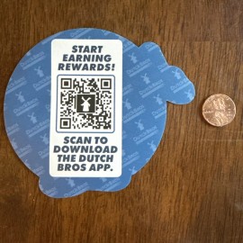 DUTCH Bros STICKER Florida GRAND Opening EXCLUSIVE Cup FLAG COFFEE