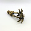 Lamp Finial-Coconut Palm Tree-Antique Brass Finish, Highly Detailed Metal Casting