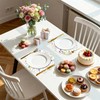 Spring Placemats Disposable 50 Pack - Watercolor Table Mats for