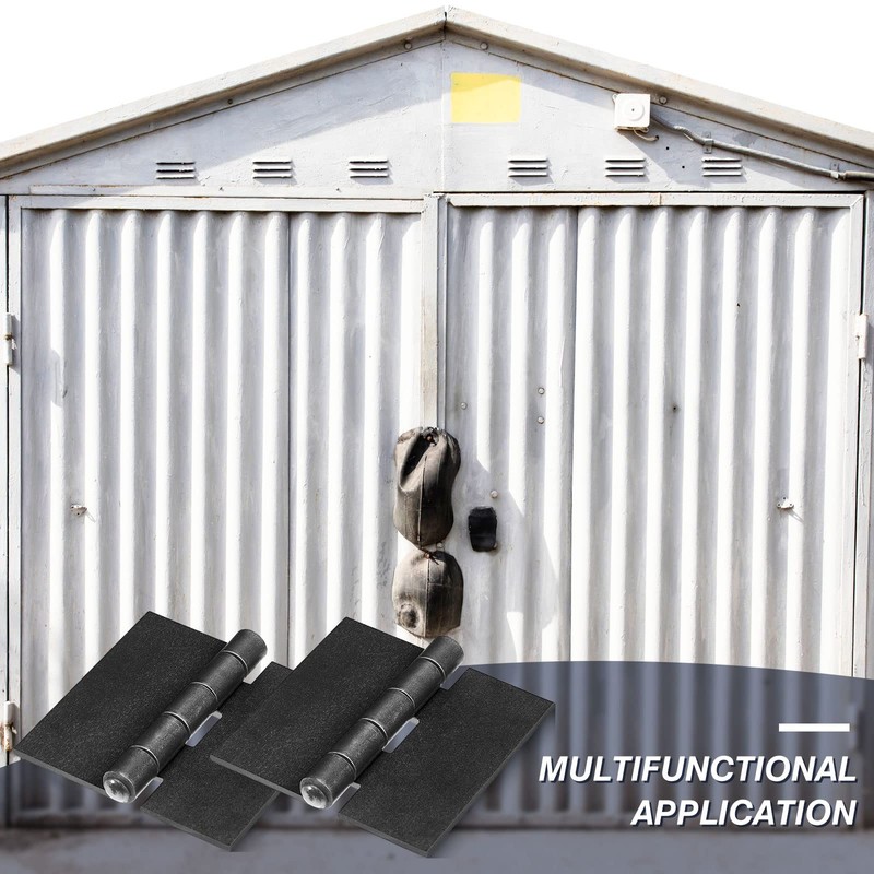 Therwen 8 Pcs Weld Hinges Heavy Duty Steel Butt Hinge