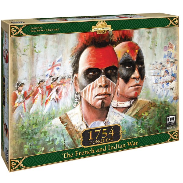 Academy Games | 1754 Conquest: The French and Indian War | Board Game | 2-4 Players