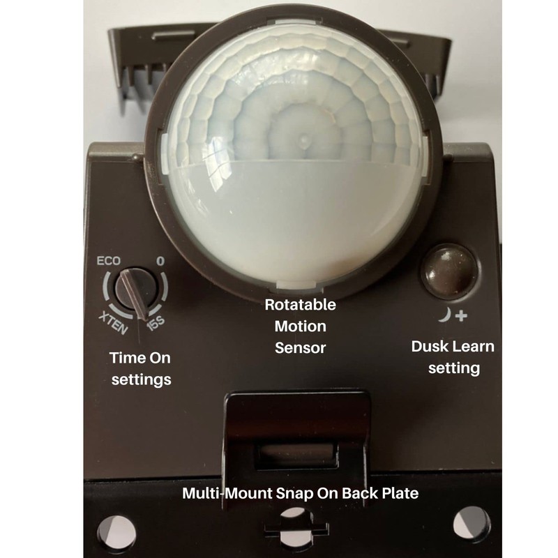 IQ America Motion Security Flood Light,Battery Operated Motion Sensor, 500