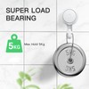 ilikable Bathroom Suction Hook 4 Packs, Detachable and Reusable Door