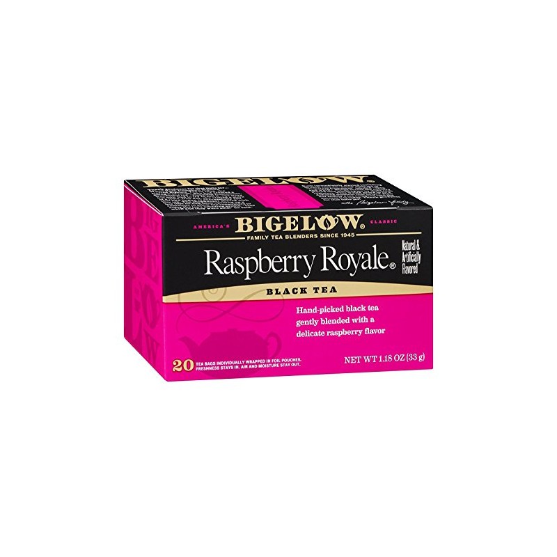 Bigelow Tea Raspberry Royale 20 Bags (Pack of 12)