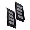 COHEALI 2pcs Aluminum Alloy Breathable Ventilation Cover Air Vent Grille