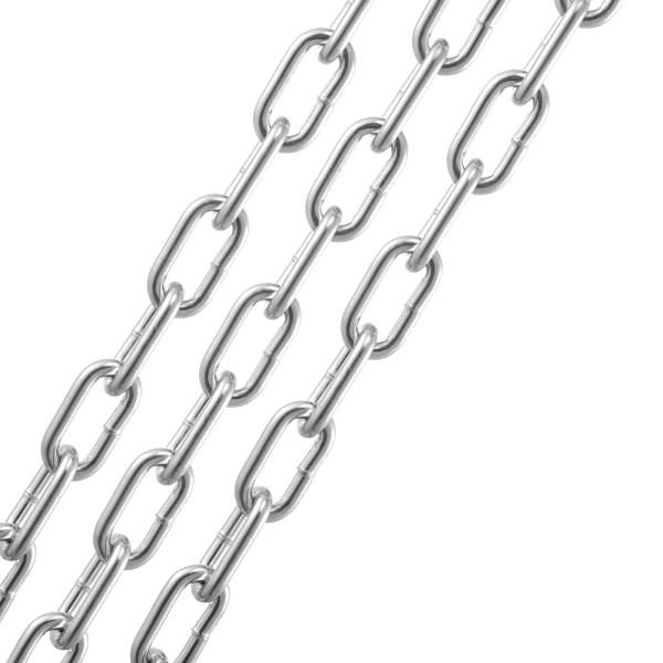 R&D Hardware Zinc Plated Proof Coil Chain - 1/8" x