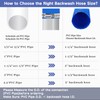 Eastrans 2.5" x 50 FT Pool Backwash Hose,Flat 4 inch