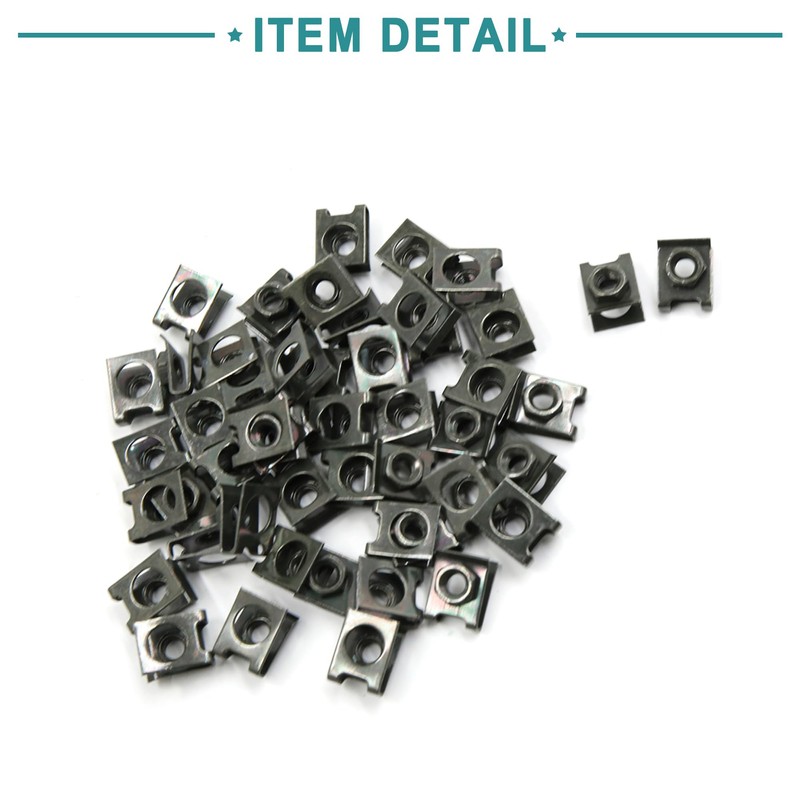 ACROPIX M6x1.0 Bronze Tone Metal U-Type License Plate Screw Base