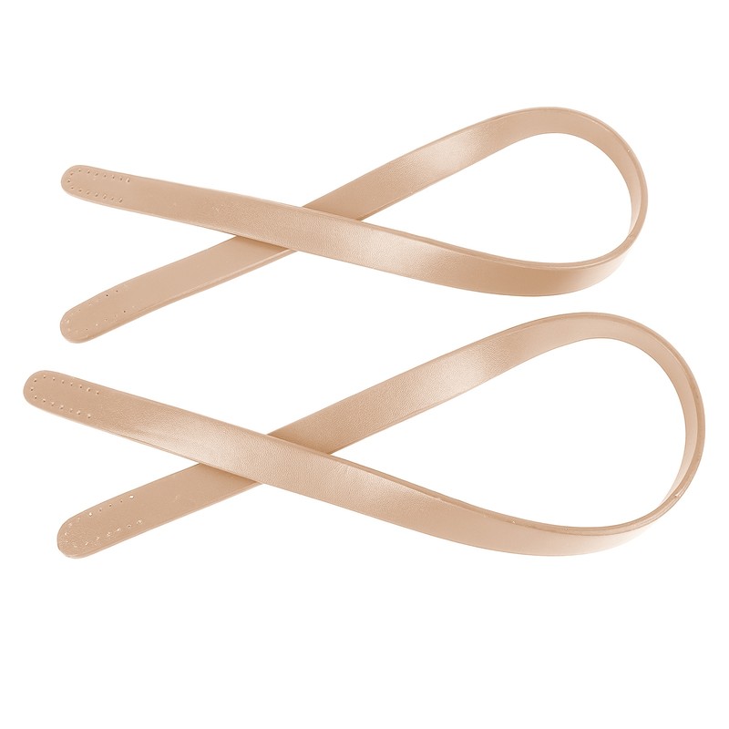 2Pcs Leather Bag Handles 25.6in Long 0.7in Wide Synthetic Leather