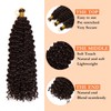 S-noilite Curly Braiding Hair,Marlybob Crochet Braids Hair Extensions 14 Inch