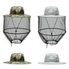 Esteopt 2pcs Head Net Hat, Mosquito Sun Hat with Hidden