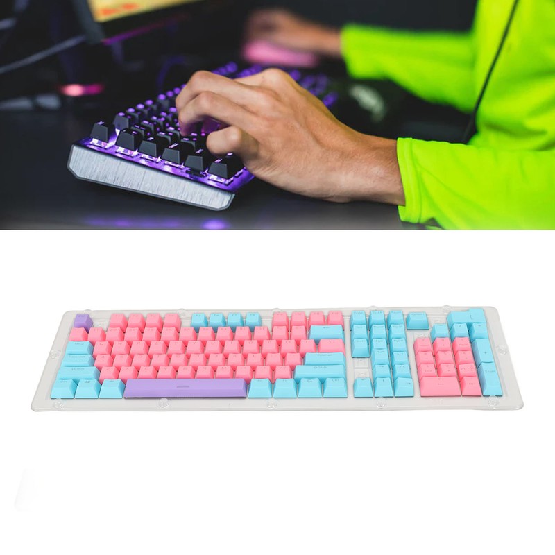 PBT Keyboard Keycaps 2 Color Injection Molding Light Transmission OEM