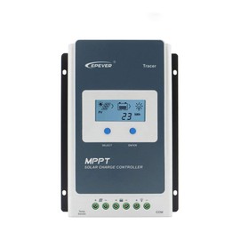 EPEVER 10A/20A/30A/40A MPPT Solar Charge Controller 12/24V DC Automatically Identifying System Voltage Compitable with Lead-Acid and Lithium Batteries (Tracer-an Series 40A)