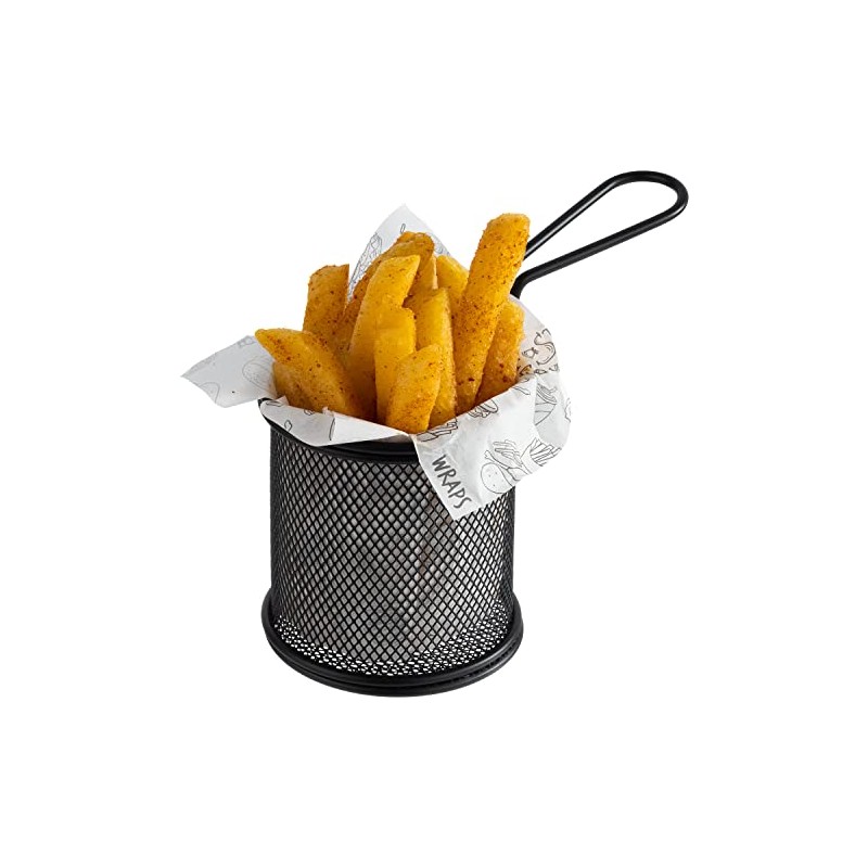 APS Snackholder 40625 Serving Frying Basket Stainless Steel Diameter 9