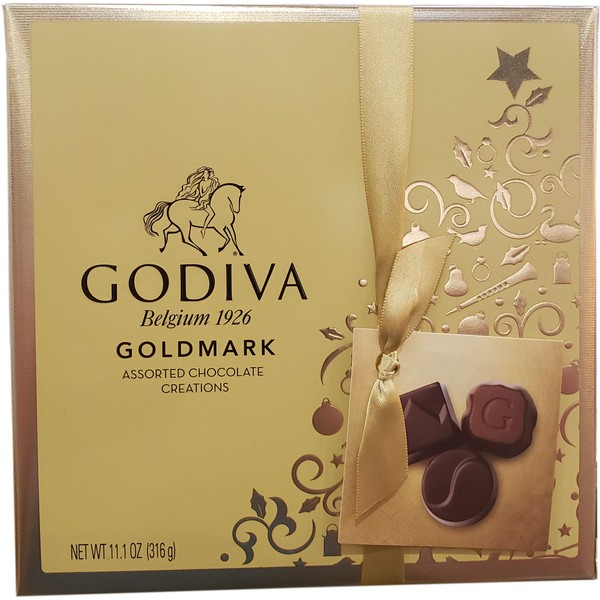 Godiva 27Piece Belgium Boxed Assorted Chocolates, 11.1 Oz
