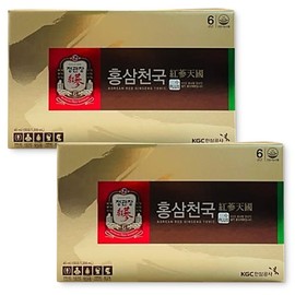 6년근홍삼 홍삼농축액 정관장 홍삼천국 진세노사이드 2박스 6-Year-Old Red Ginseng Concentrate Jeong Kwan Jang Red Ginseng Heaven Ginsenoside 2 Boxes