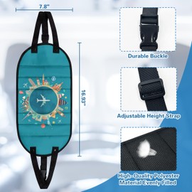 Airplane Foot Hammock, Ultimate Comfort Footrest for Plane Travel, Airplane Foot Rest,Travel Foot Hammock,Portable and Foldable Design for Travel Friendly Design