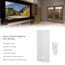 Goshyda Wall Mount for Home Cinema Systems, 150mm Long and 68mm Wide, Robust, Durable Soundbar Wall Mount for HT A9 Home AV System