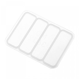 uxcell Silicone Resin Casting Mold 3.94 Inch Rectangle DIY Hair Pin Clip for Epoxy Resin