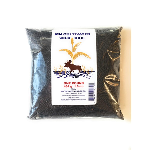 Moose Lake Wild Rice - Minnesota Cultivated Wild Black Rice
