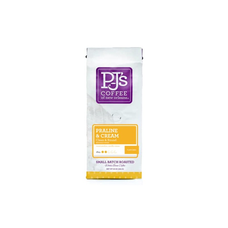 PJ's Praline & Cream - Whole Bean Flavored Coffee -