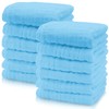 Cute Castle 12 Pack Muslin Baby Washcloths - Large 12''