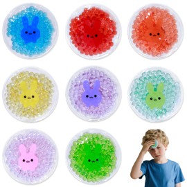 Kids Ice Pack - 8 Vibrant Colors Reusable Soft Gel Cold Compress for Children | Flexible Injury Relief for Swelling, Bumps & Bruises