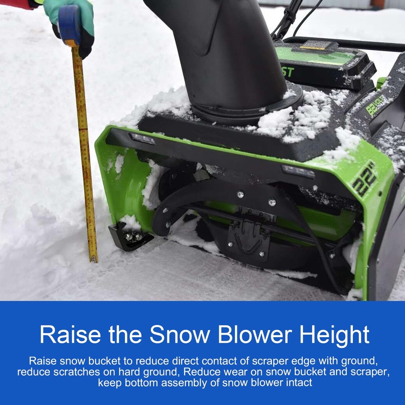 Single Stage Snow Blower Protective Slide Skid Shoes Kit Replacement