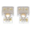 2 Pcs Battery Terminal Connectors 0/2/4/6/8AWG with Shims Protector Cover
