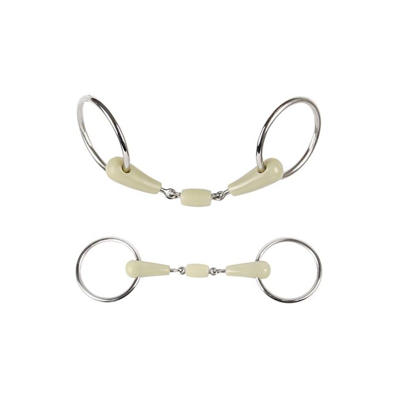 Harry's Horse 41104109 11.5 Snaffle Bit Double Jointed Apple, M