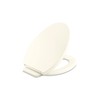 Kohler K-26801-96 Impro ReadyLatch Quiet Close Elongated Toilet Seat, Biscuit