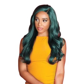 Zury Sis Honey Wig HD Lace Front Wig - LF-HW IJU (Color:1B Off Black)