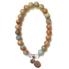 Capricorn Zodiac Bracelet Women with Moon Sign and Earth Element Charms for Inner Peace