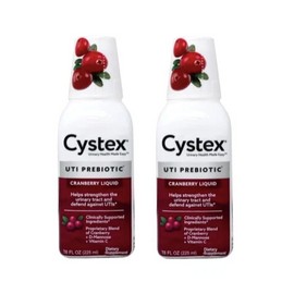 2 Pack Cystex Urinary Health Cranberry Flavor 7.6Oz Each
