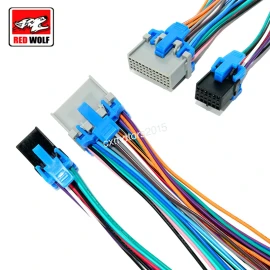 RED WOLF Car Factory Radio Stereo Wiring Harness Adapter For GMC Sierra Yukon 2003-2006
