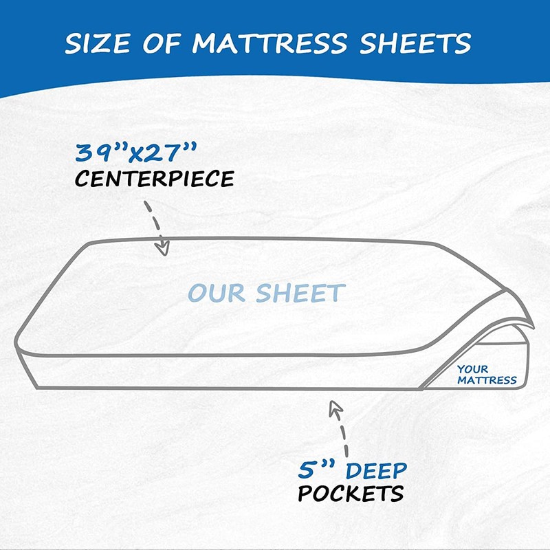 Pack N Play Sheet Fitted 2 Pack Organic, 100% Cotton