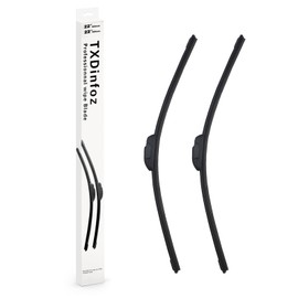 TXDinfoz Professional Windshield Wiper Blades, 28 and 17 Inch Set, Natural Rubber, for Nissan Altima 2007-2015