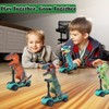 FGZU Dinosaur Toys for Kids 3-5, 4-Pack Dino Scooter Toys,