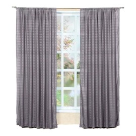 Elefantito Cortinas Lisas Largas Color Gris Soft Elefantito