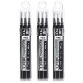 パイロット フリクションボール用替芯 LFBKRF30EF3B 0.5mm 3本入×3 黒
