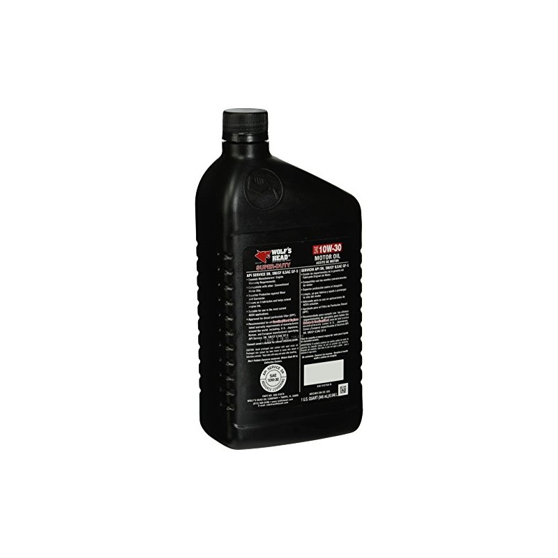 Wolf's Head 836-91076-56 Motor Oil (S DUTY 10W30), Pack of