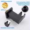 AYIVG Bathroom All Brass Wall Mount Adjustable Hand held ShowerHead