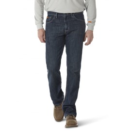 Wrangler Riggs Workwear mens 20x Fr Vintage Boot Cut jeans, Dark Wash, 36W x 32L US