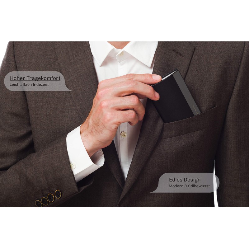 SMARTEON Premium Business Card Holder for Storing Business Cards, High-Quality