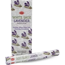 Incense Stick Bulk White Sage Lavender 120 Sticks - 6 Packets Hand Crafted