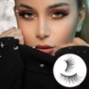 KFHENSOMR 10 Pairs Faux Mink Eyelashes, False Eyelashes Natural, Fluffy
