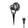ledscom.de MIBU LED Garden Spotlight Black with Ground Spike for