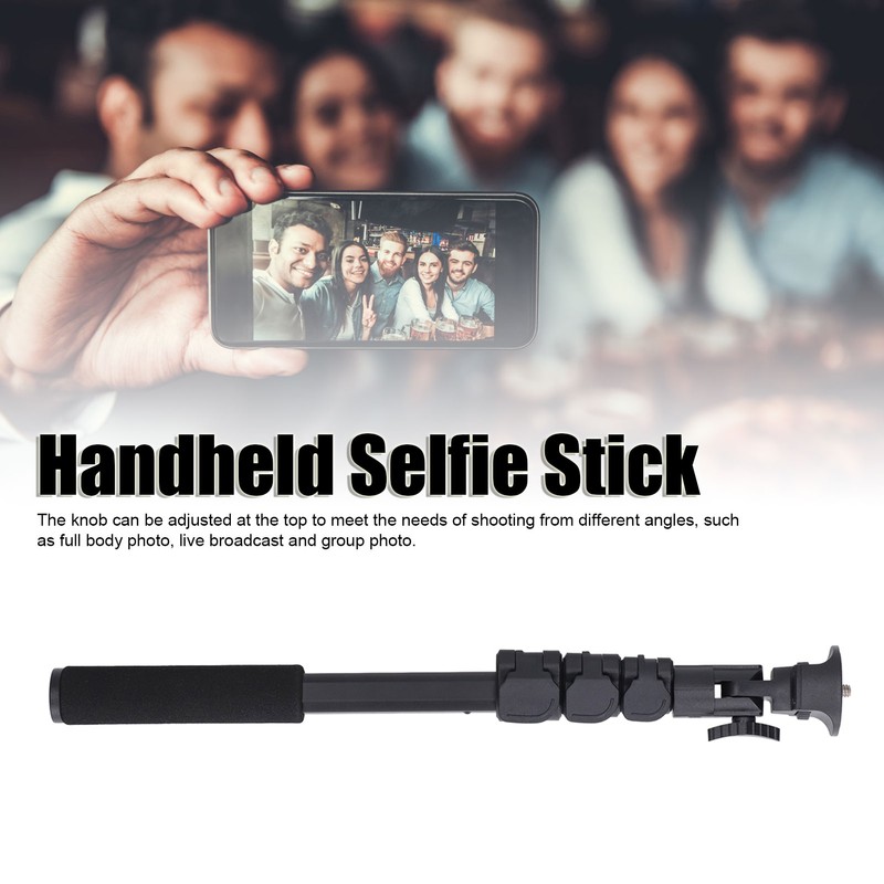 4 Section Extendable Monopod Selfie Stick Portable Handheld Selfie Stick