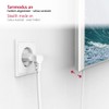 Hama Euro power cable (2-pin, 90 degree angled on both